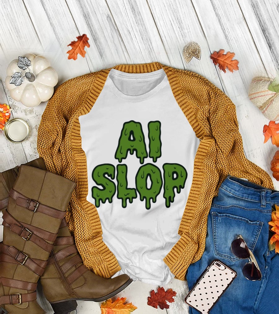 AI Slop Dripping Goo T-Shirt