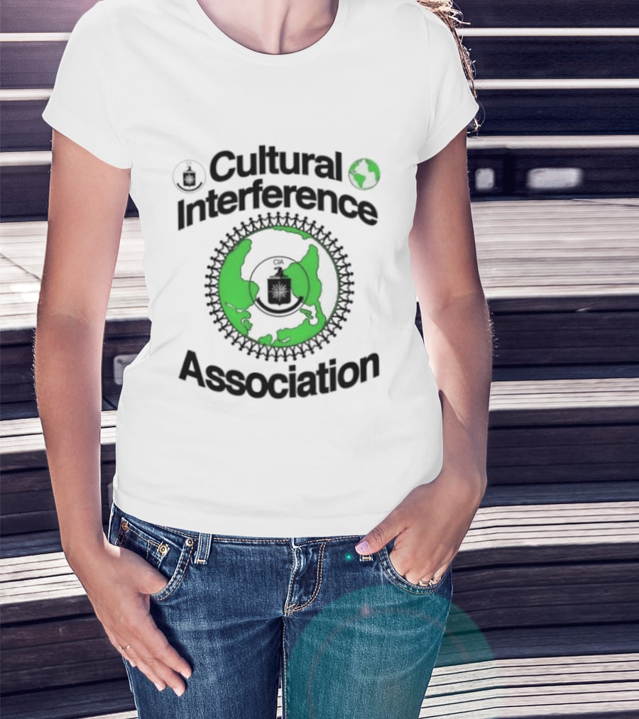 Cultural Interference Association Green Globe T-Shirt