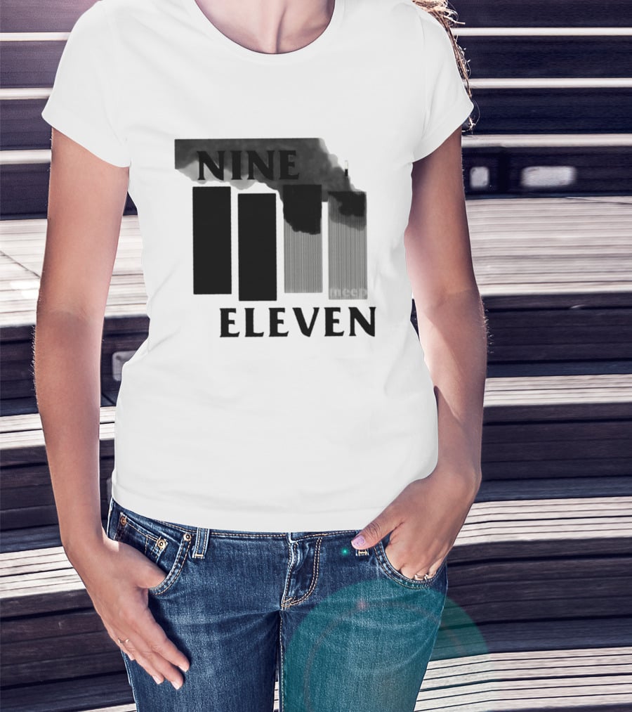 Nine Eleven Meep 9 11 Meme Dark Humor Towers Smoke T-Shirt