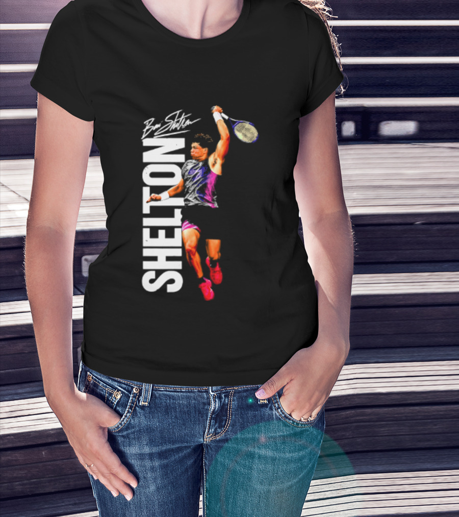 Ben Shelton Tennis Player Signature Art 2026 T-Shirt