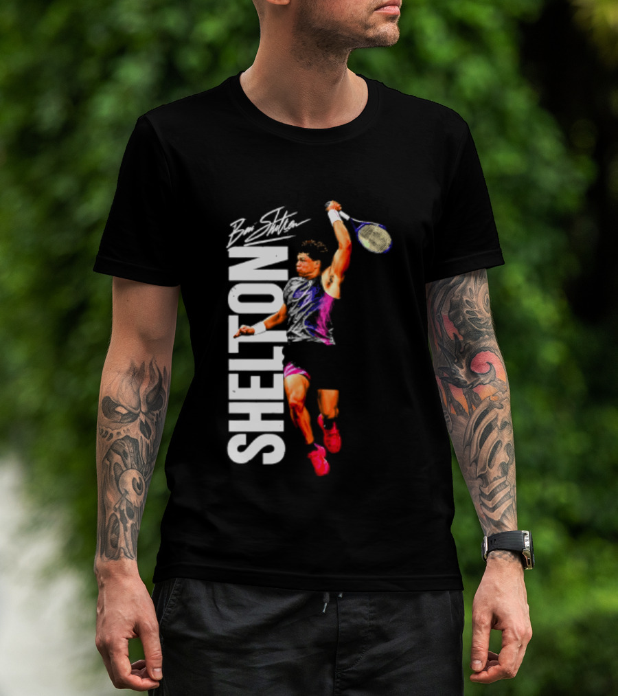 Ben Shelton Tennis Player Signature Art 2026 T-Shirt