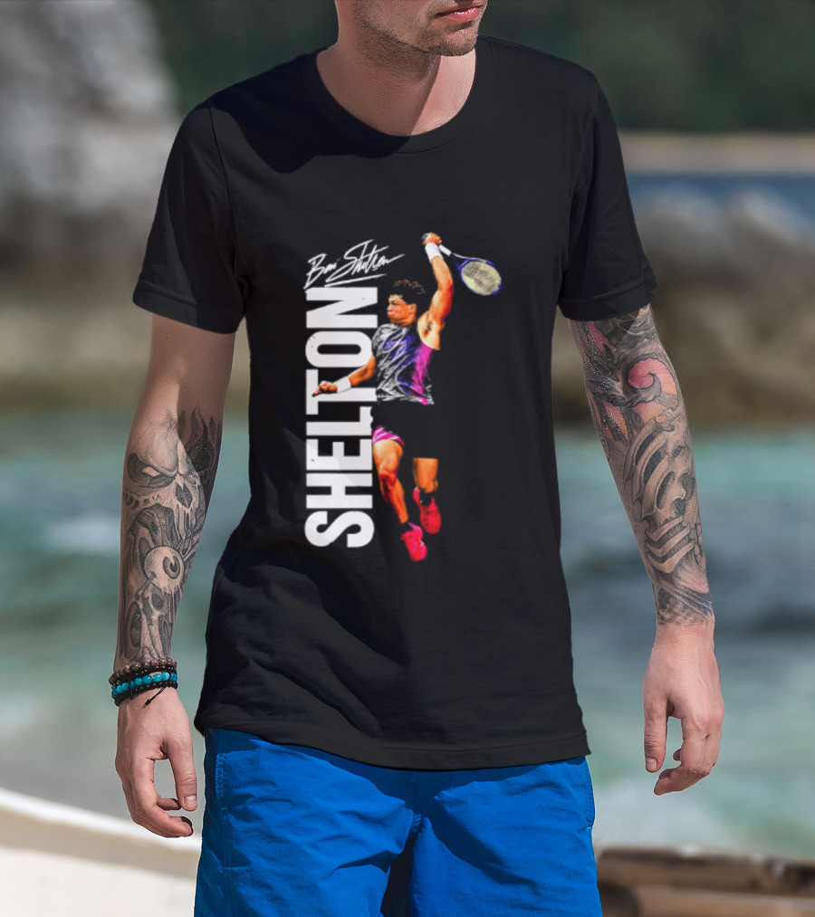 Ben Shelton Tennis Player Signature Art 2026 T-Shirt