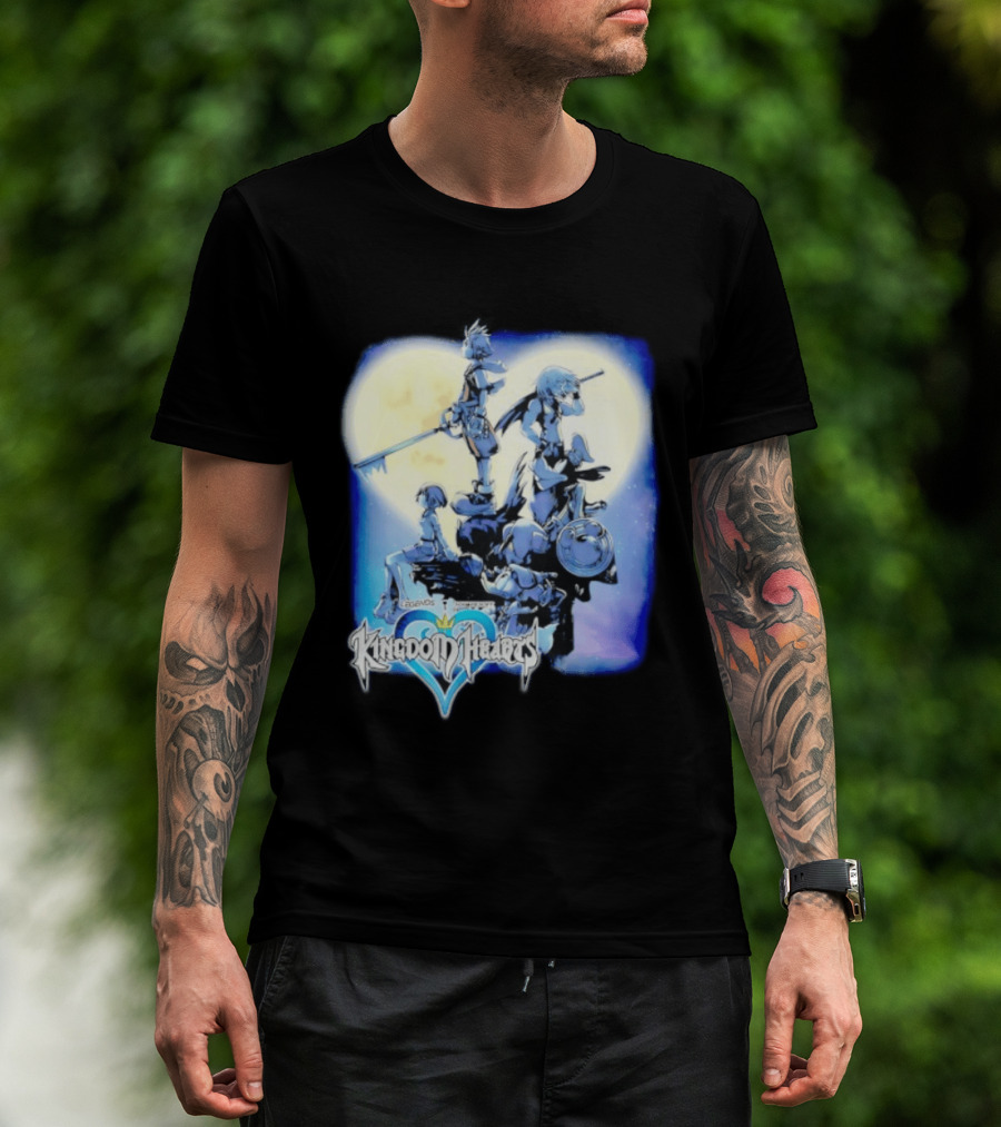 Kingdom Hearts Legends SquareSoft Sora Keyblade Moonlight T-Shirt