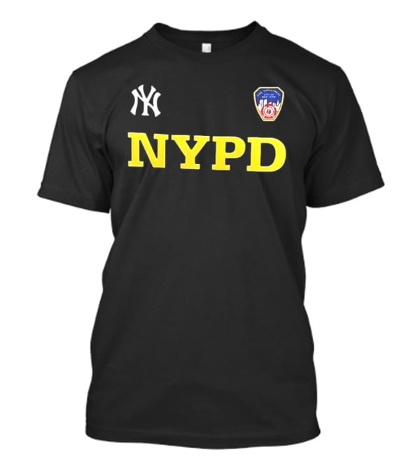 NYPD New York Yankees 2026 25th Anniversary 9 11 We Will Never Forget Remember Honor Unite 2 Sided T-Shirt