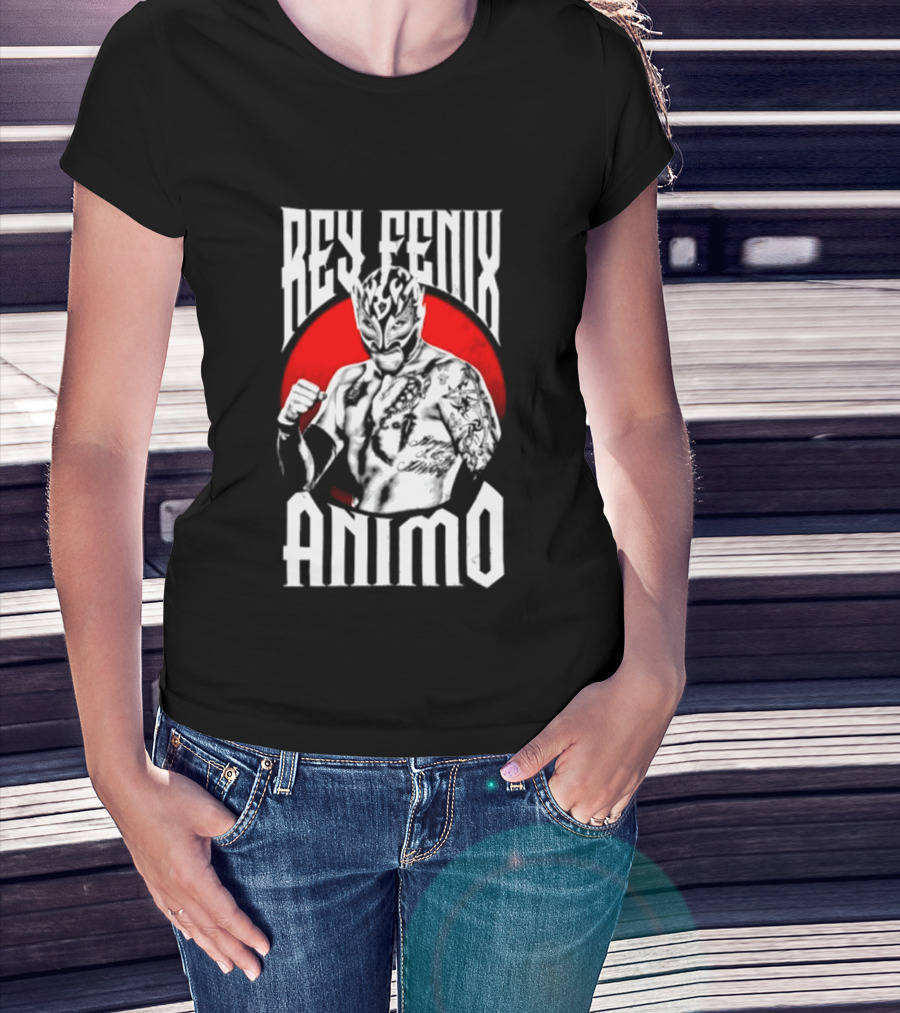 Rey Fenix Animo Lucha Libre AEW Wrestling Masked Fighter T-Shirt