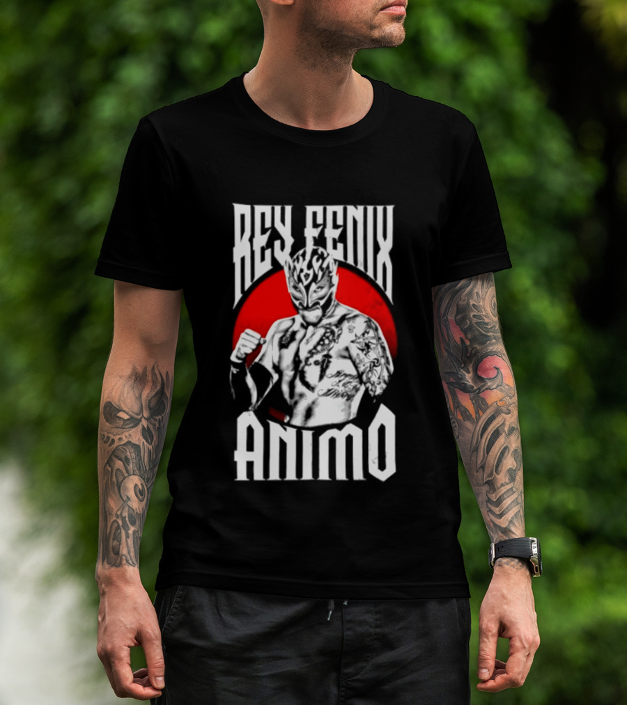Rey Fenix Animo Lucha Libre AEW Wrestling Masked Fighter T-Shirt