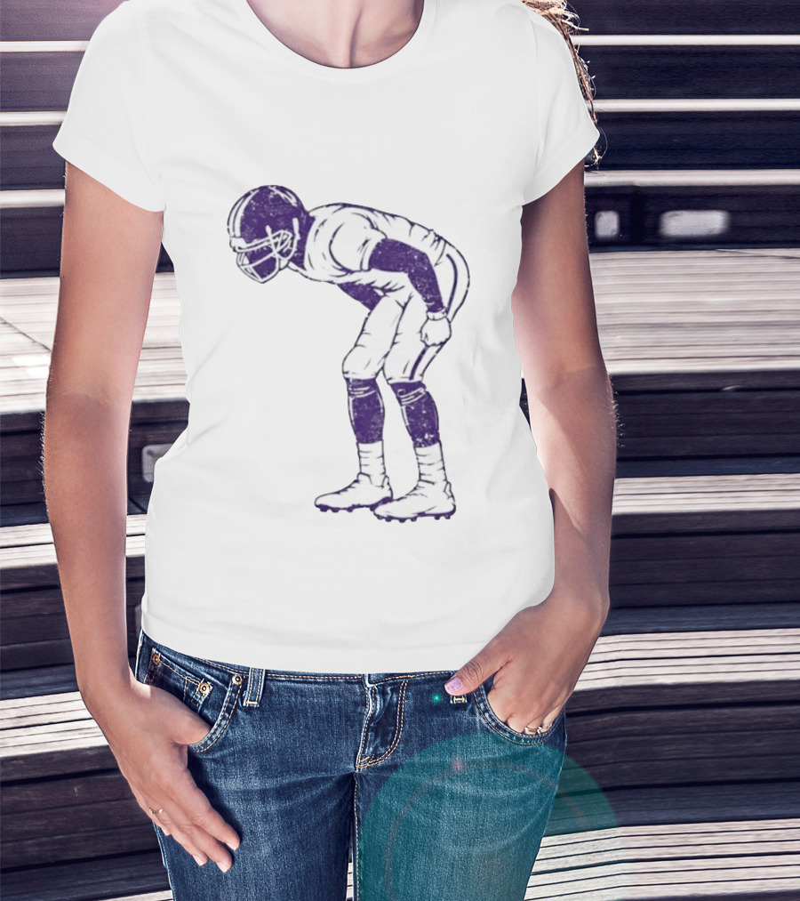 Warren Moon Minnesota Vikings Football Player Vintage Pose T-Shirt