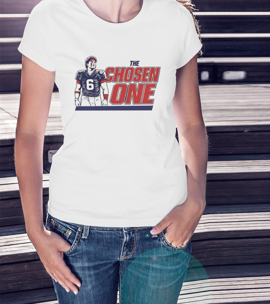 Chosen One Football Jersey Number 6 Athlete T-Shirt
