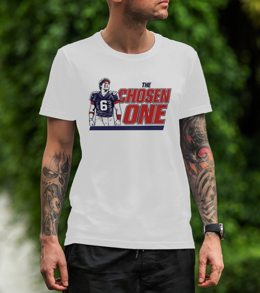 Chosen One Football Jersey Number 6 Athlete T-Shirt