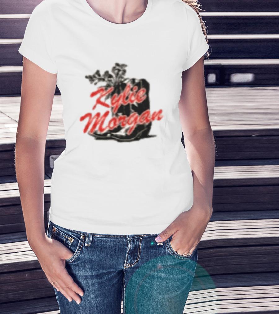 Kylie Morgan 1 800 Dump Him Boots Roses T-Shirt