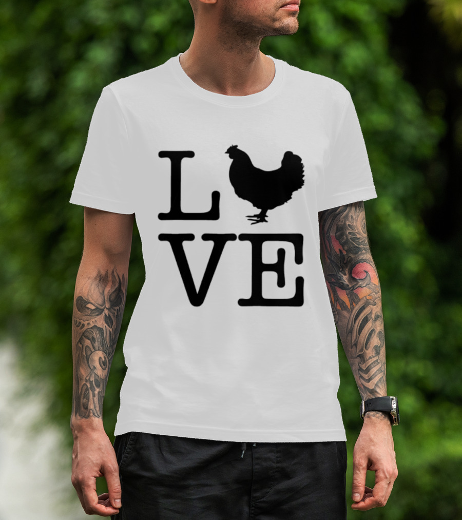 Dallas Cowboys Hunter Luepke Love Chicken LVE T-Shirt