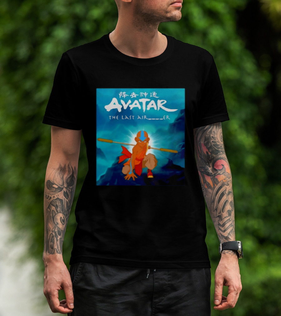 Avatar The Last Airbender Aang Nickelodeon Japanese T-Shirt