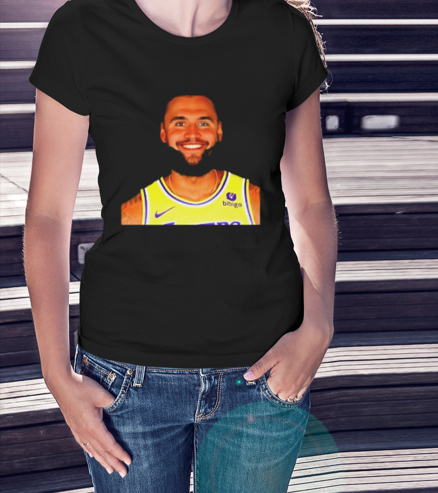 Charlie Kirk And LeBron James Los Angeles Lakers Basketball Meme T-Shirt
