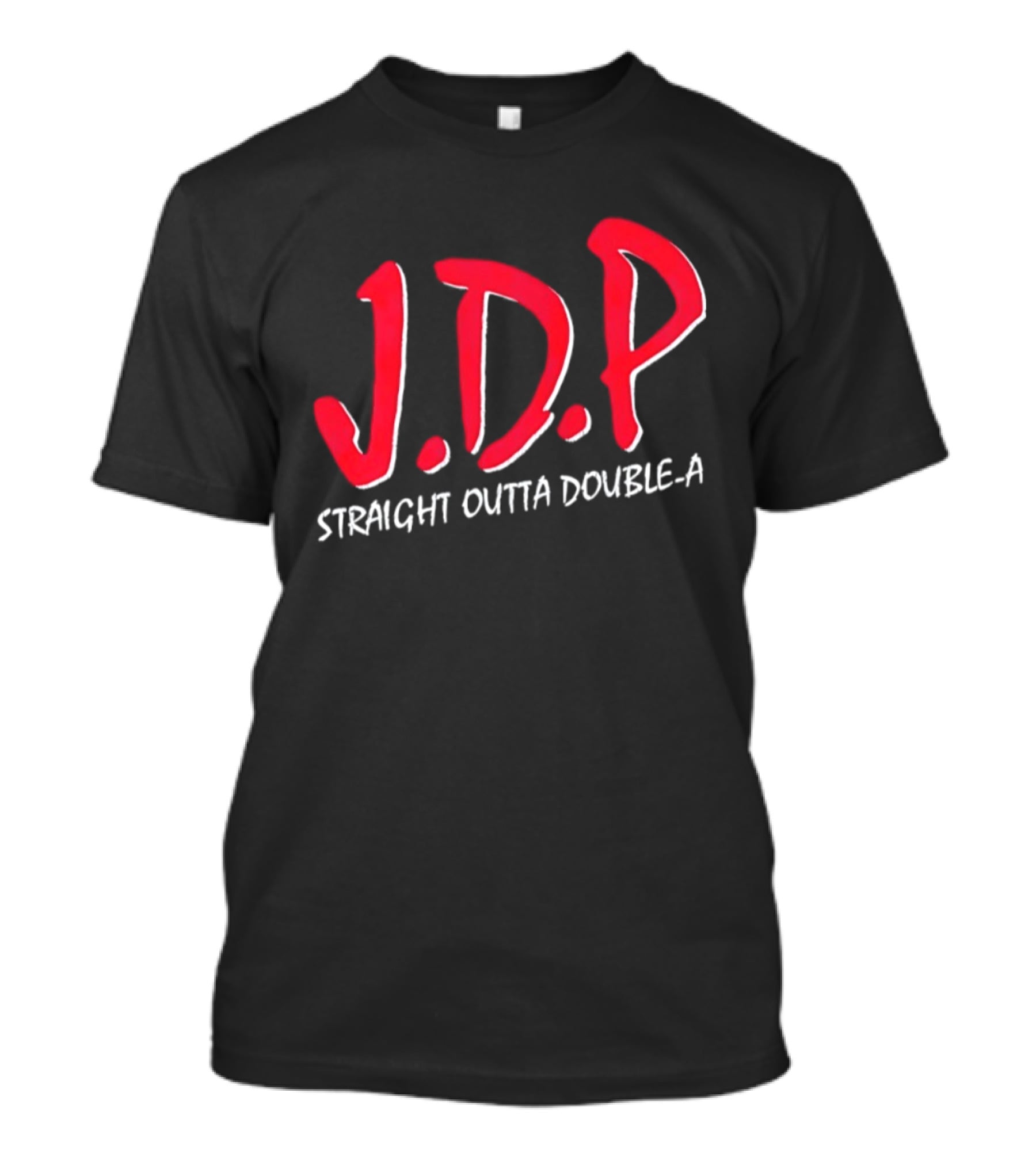 Josue De Paula JDP Straight Outta Double A Los Angeles Dodgers T-Shirt