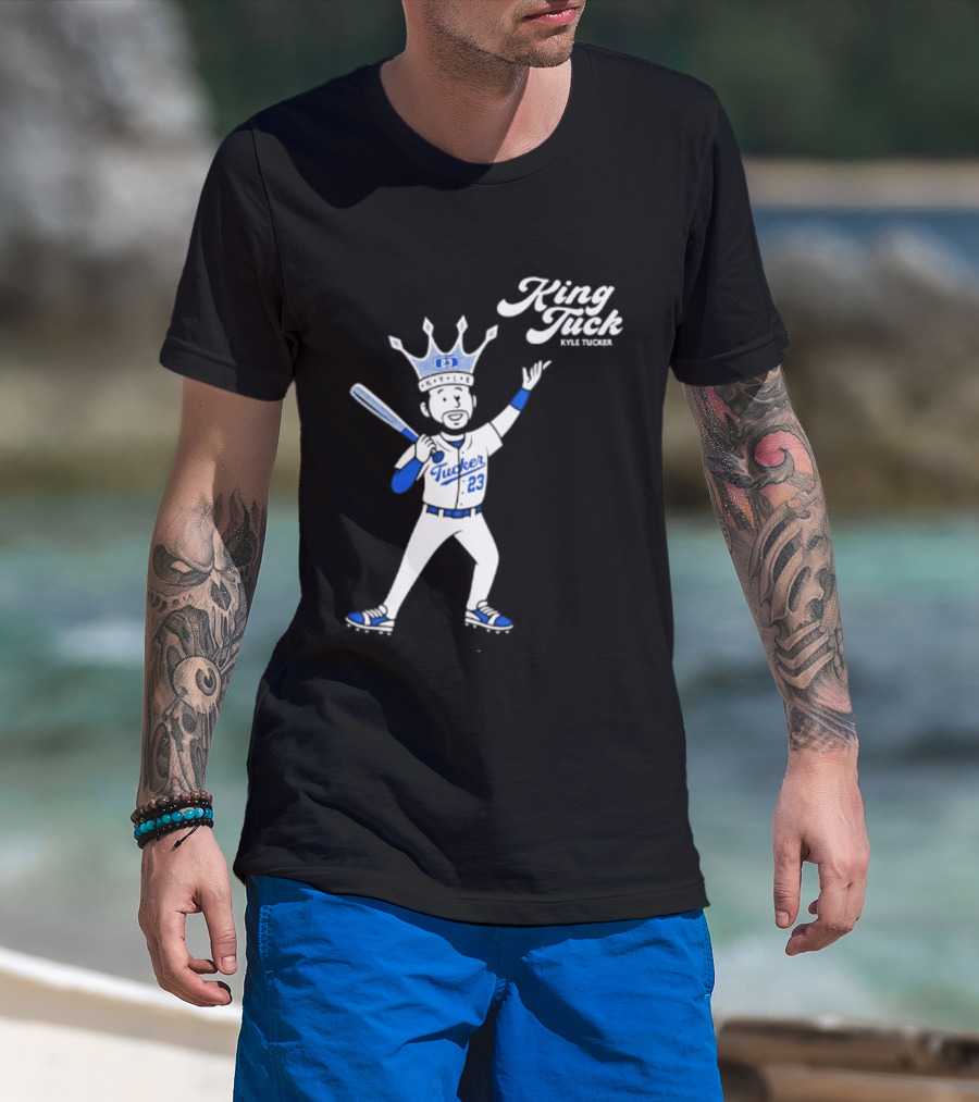 King Tuck Kyle Tucker 23 Baseball Crown And Bat T-Shirt
