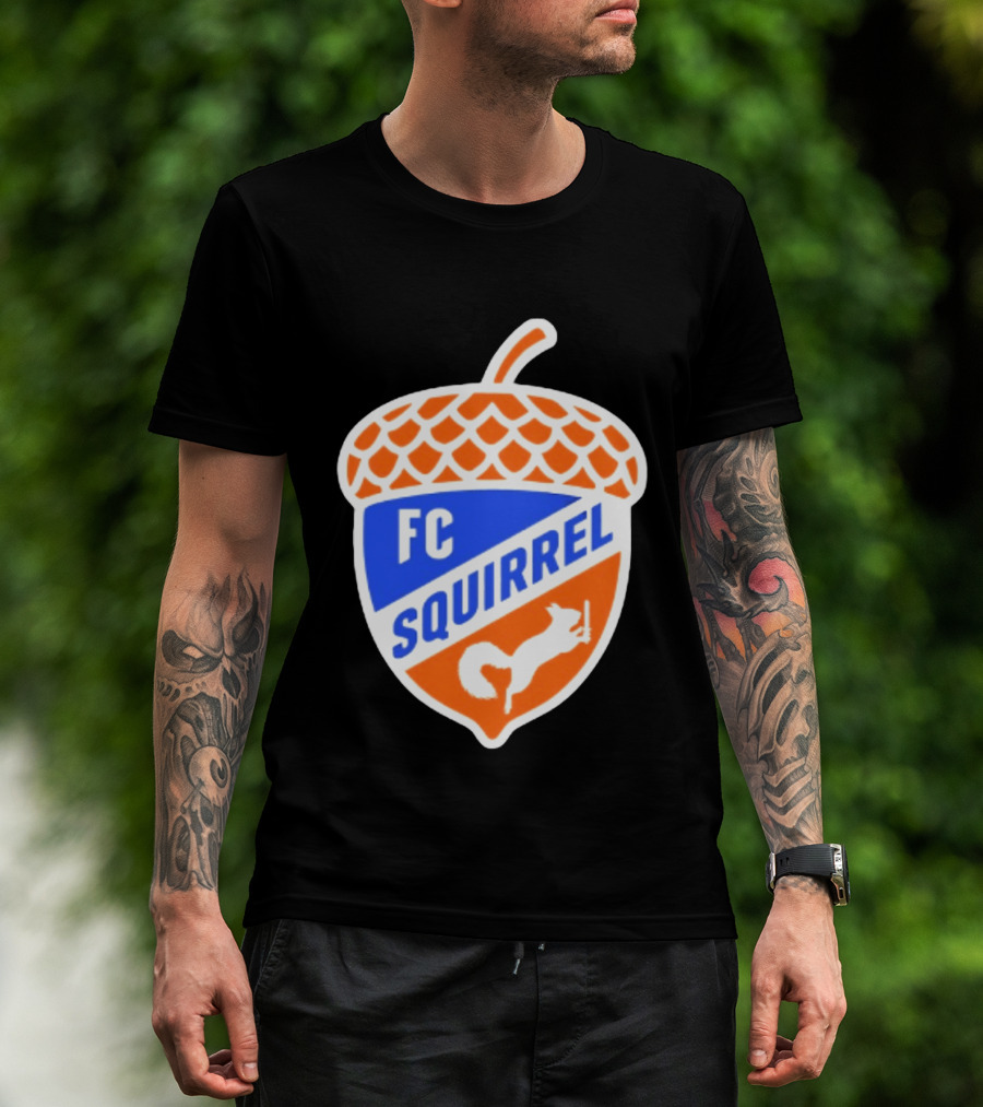 FC Squirrel Acorn Crest Cincinnati Soccer T-Shirt