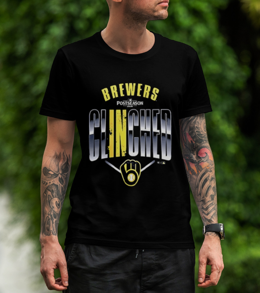 Brewers Postseason Clinched Milwaukee 2026 October Win Our Way T-Shirt