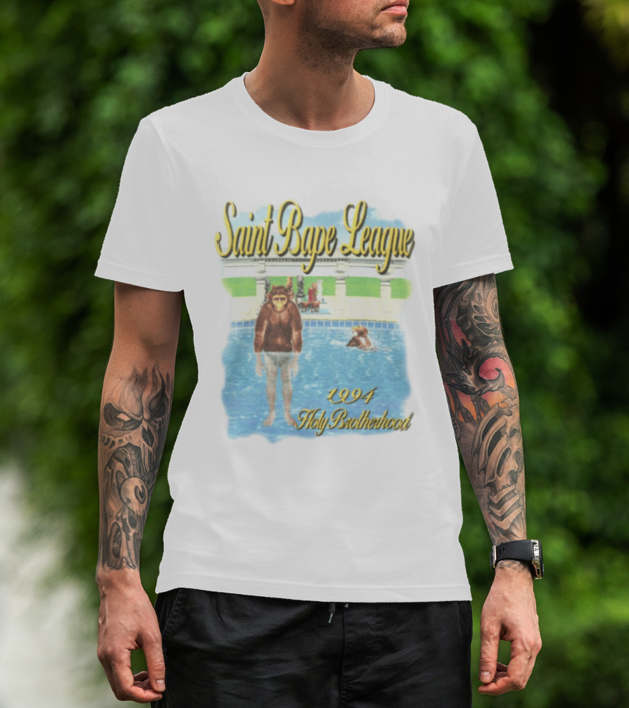 Saint Bape League Holy Brotherhood 1994 T-Shirt