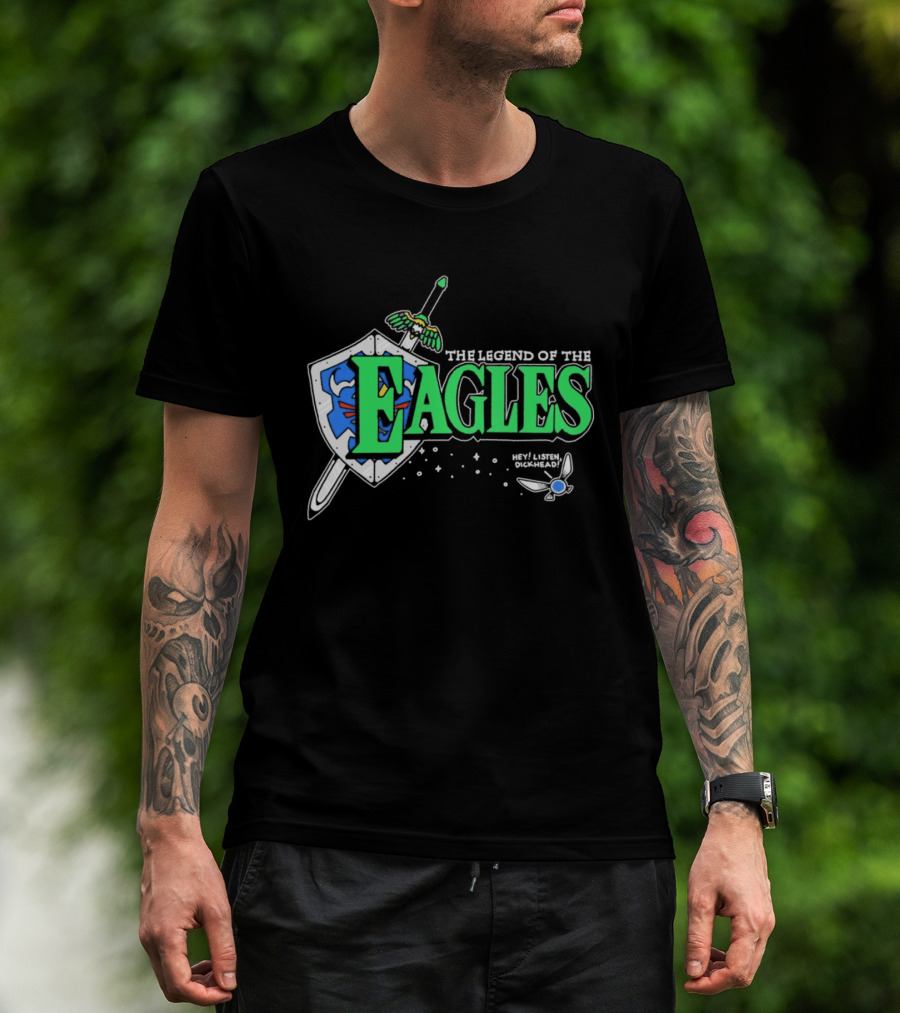 The Legend Of The Eagles Sword And Shield Adventure T-Shirt