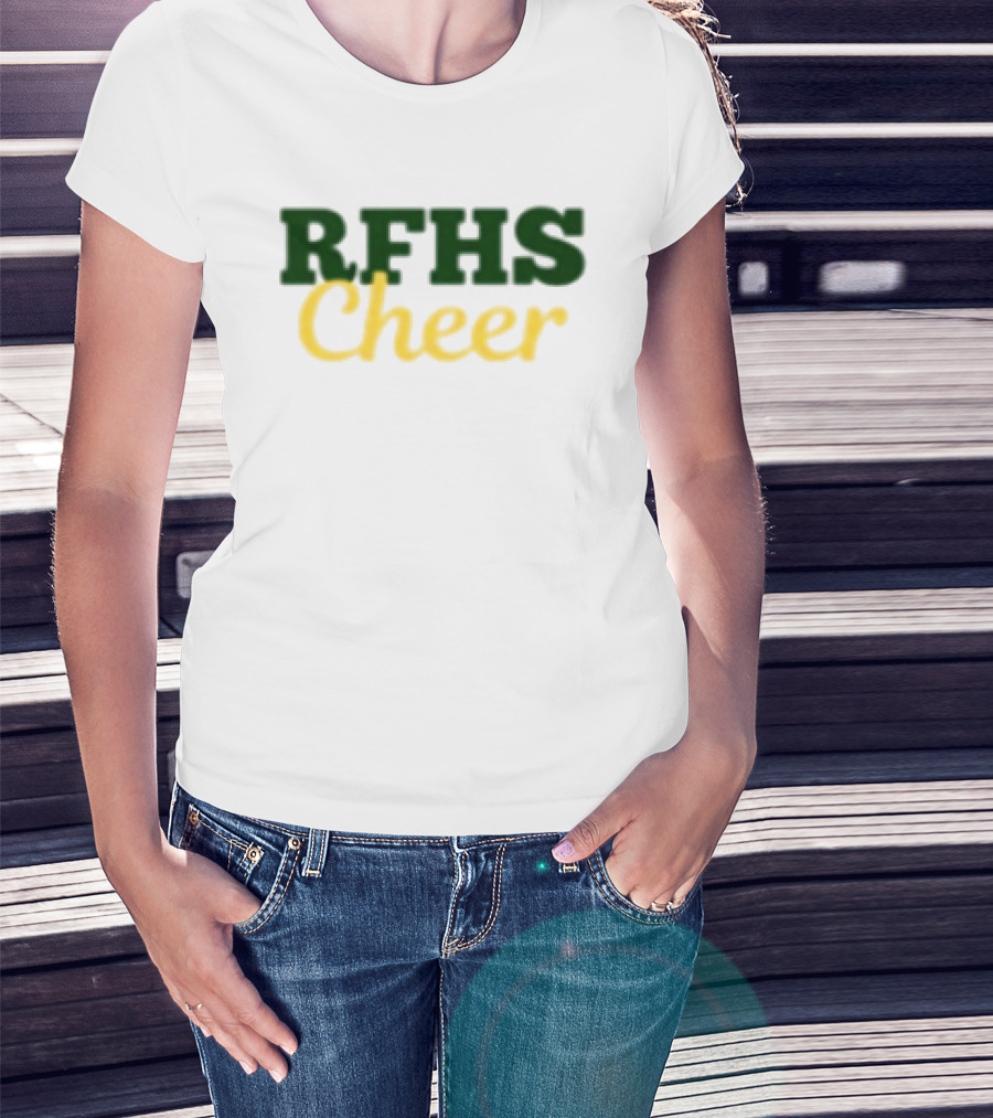 RFHS Cheer Roster Small Front White RF Store T-Shirt