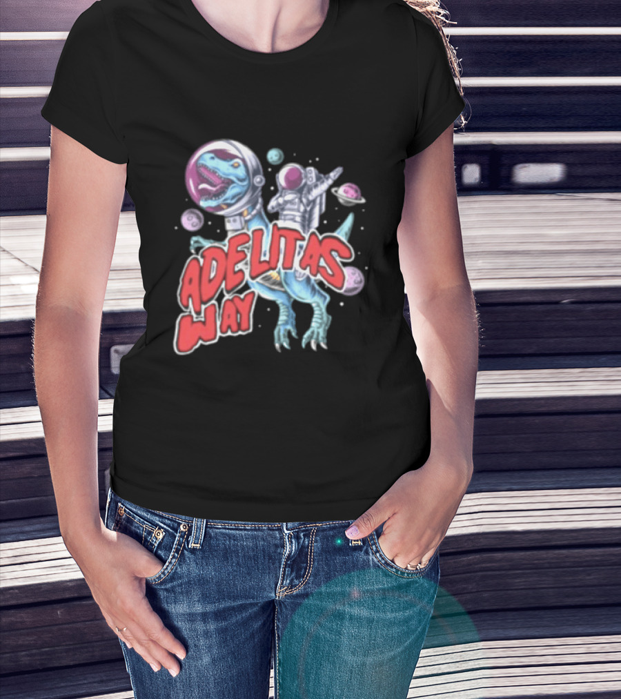 Adelitas Way Space Dinosaur Astronaut Rex T-Shirt
