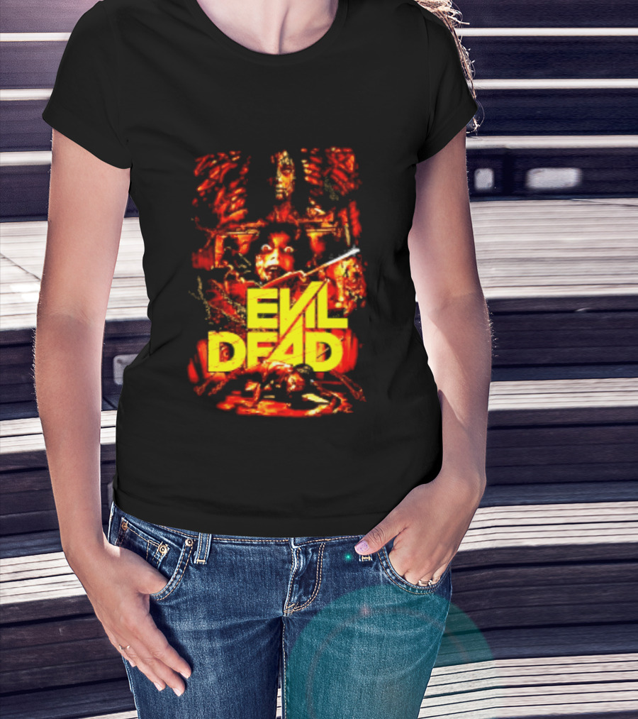 Evil Dead Classic Horror Movie Sam Raimi Iconic Cult T-Shirt
