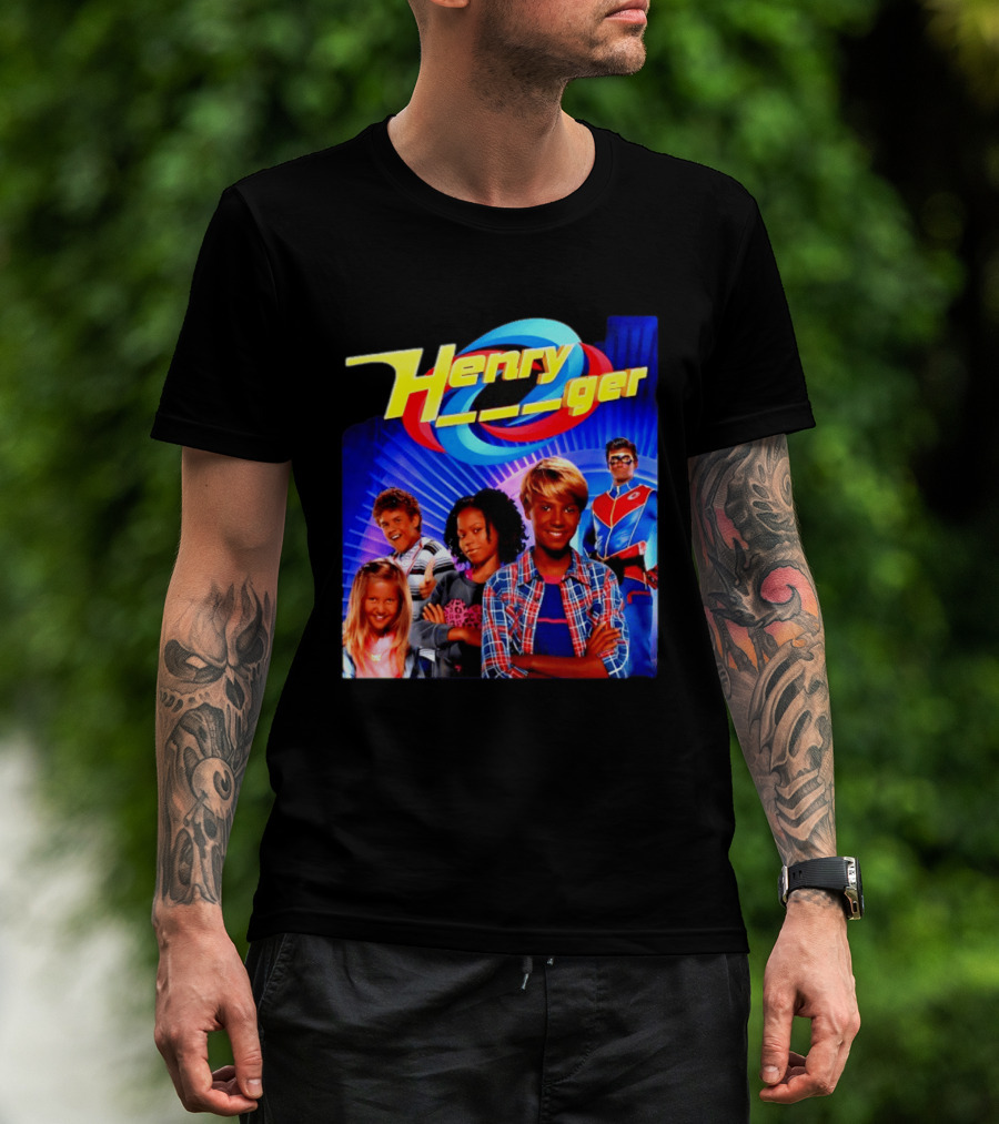 Henry Danger Nickelodeon Kids TV Show Captain Man Superhero Characters T-Shirt