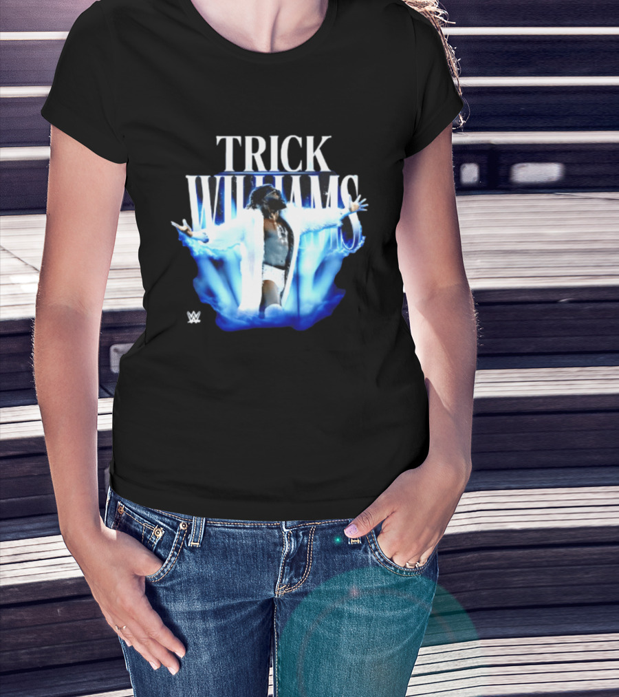 Trick Williams WWE Fur Coat Iconic Entrance T-Shirt