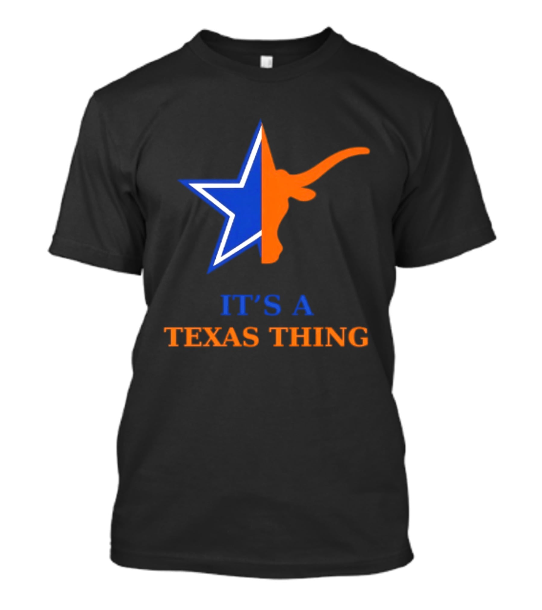 It's A Texas Thing Dallas Cowboys Longhorns Fusion T-Shirt