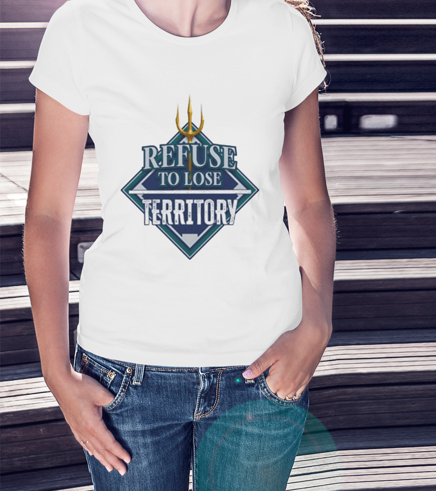 Seattle Seahawks Refuse To Lose Territory Trident T-Shirt