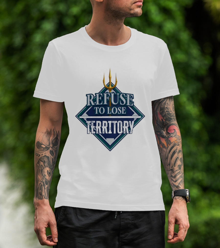 Seattle Seahawks Refuse To Lose Territory Trident T-Shirt