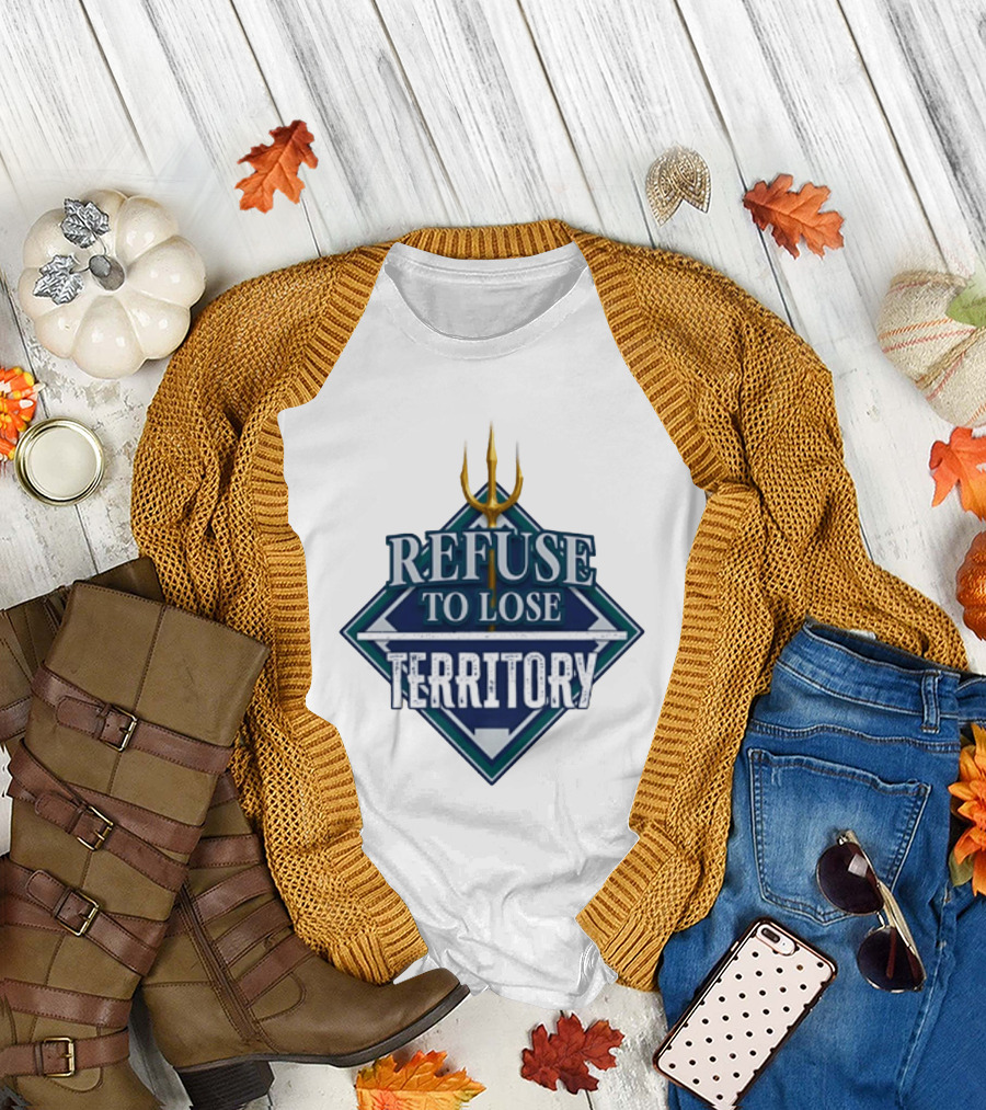 Seattle Seahawks Refuse To Lose Territory Trident T-Shirt