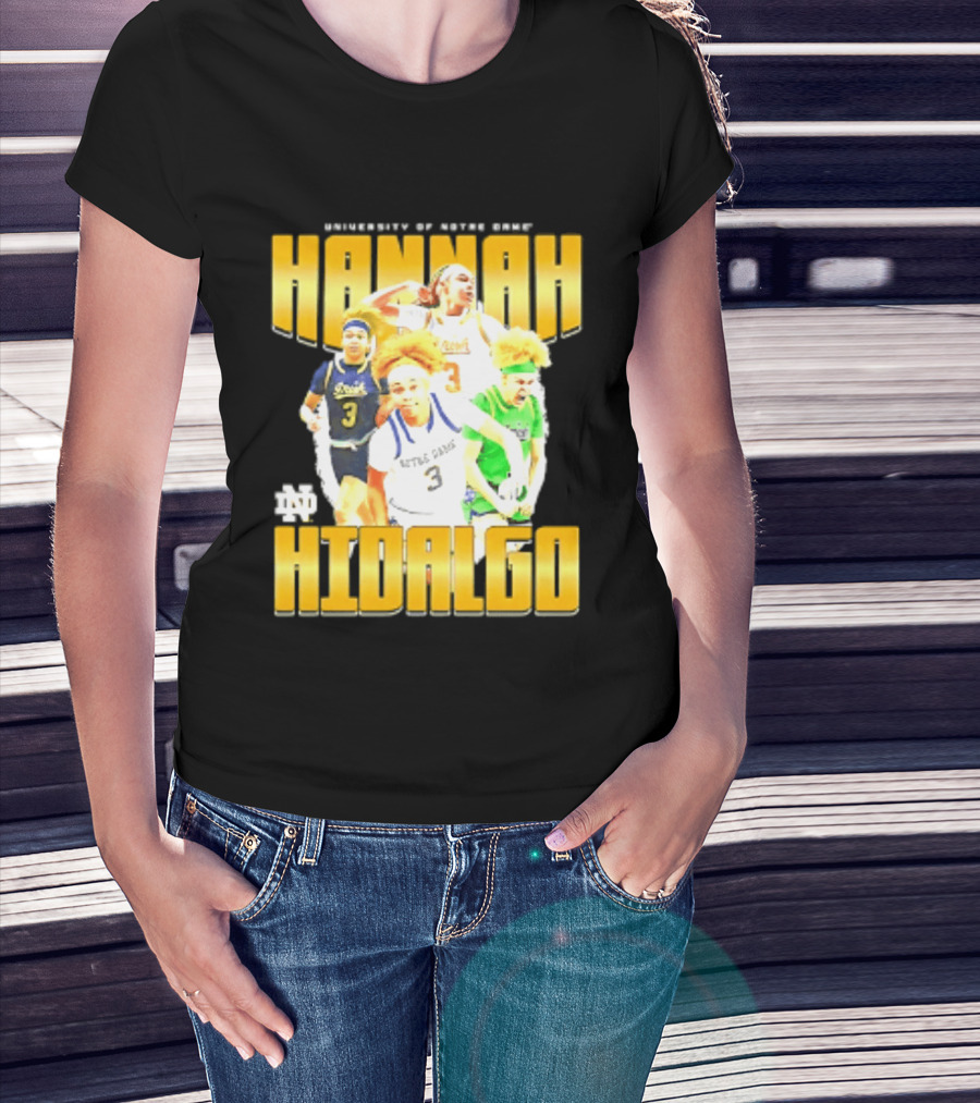 University Of Notre Dame Hannah Hidalgo Ncaa Women's Basketball T-Shirt