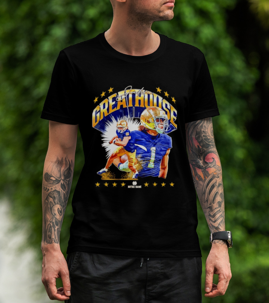 Jaden Greathouse Notre Dame NCAA Football Player Number 1 T-Shirt