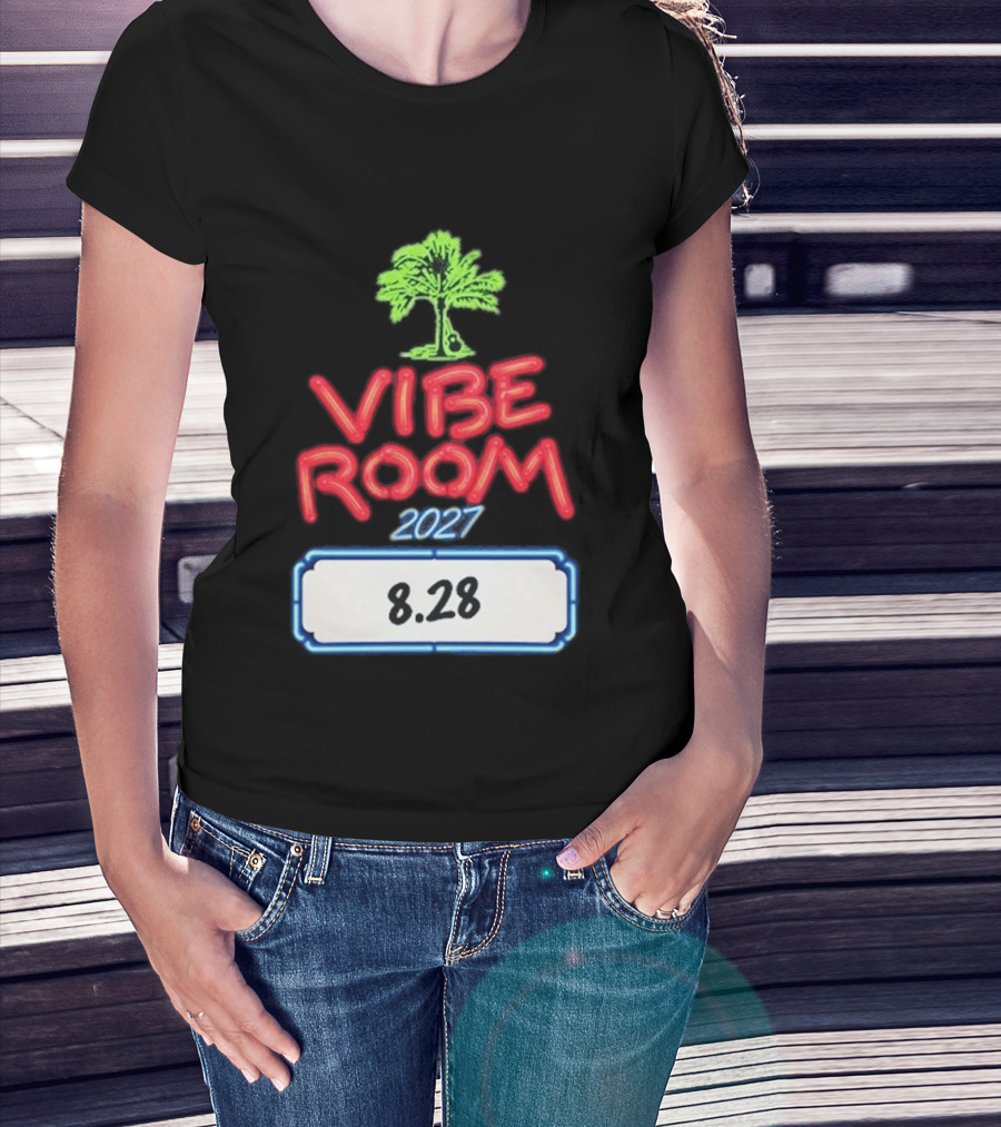 Kenny Chesney Vibe Room 8 28 2027 Tour Date Palm Tree T-Shirt