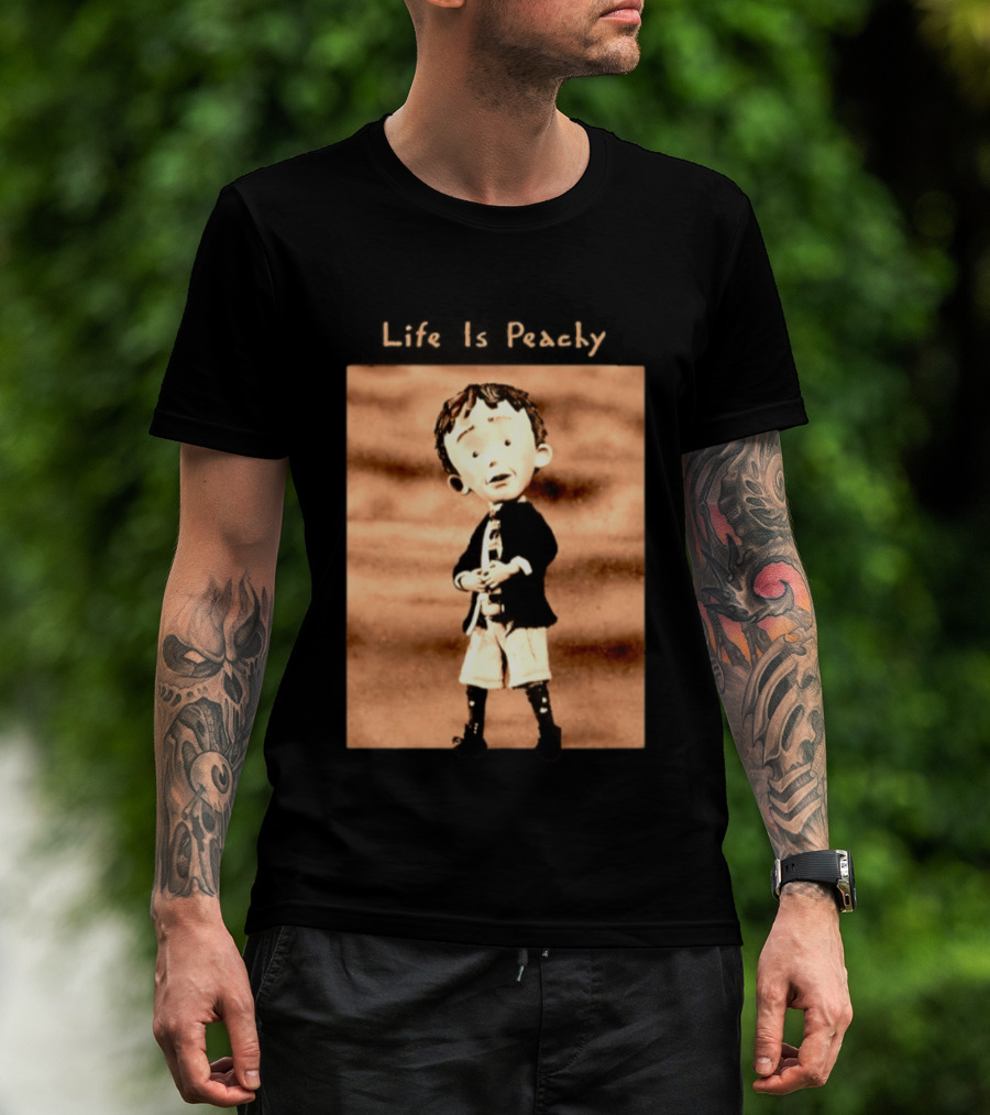 Life Is Peachy Korn Nu Metal Character Jonathan Davis T-Shirt