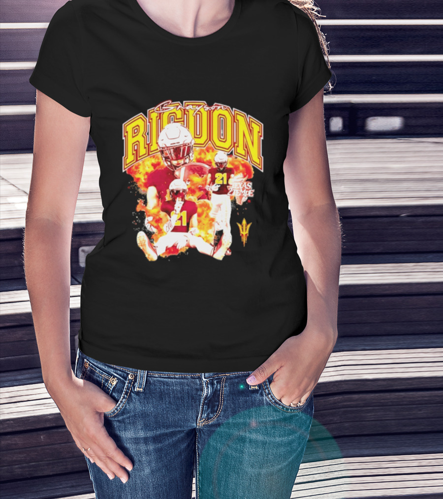 Grayson Rigdon 21 Arizona State Texas Tempe Football Player T-Shirt