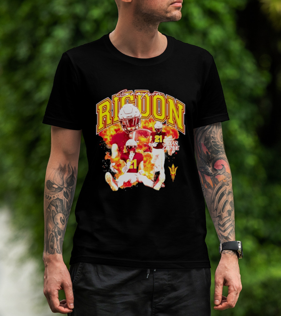 Grayson Rigdon 21 Arizona State Texas Tempe Football Player T-Shirt