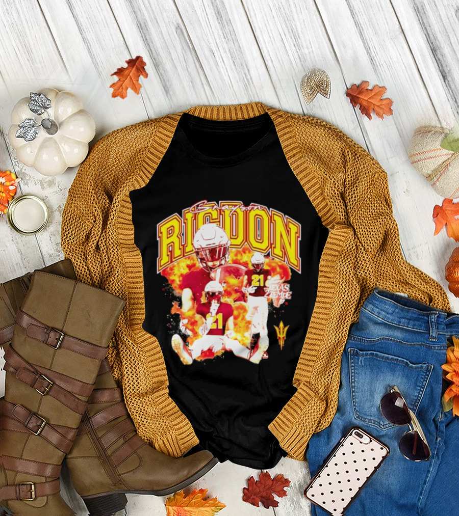 Grayson Rigdon 21 Arizona State Texas Tempe Football Player T-Shirt