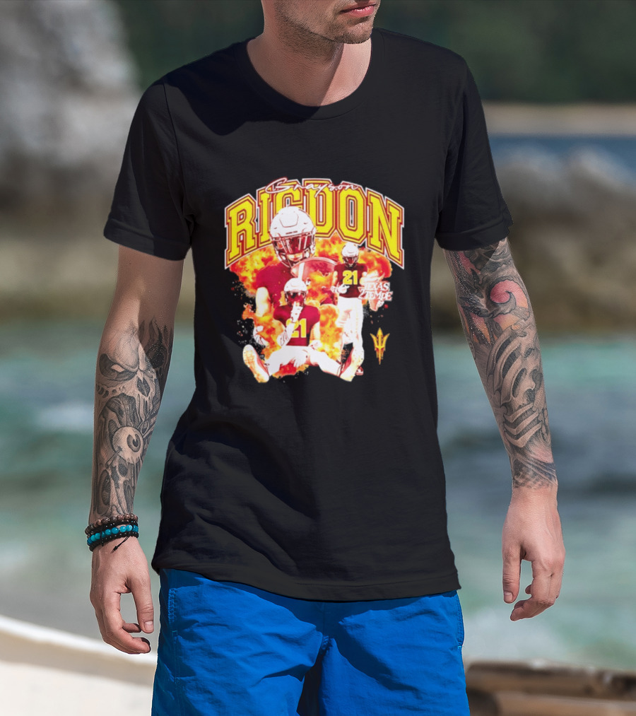 Grayson Rigdon 21 Arizona State Texas Tempe Football Player T-Shirt