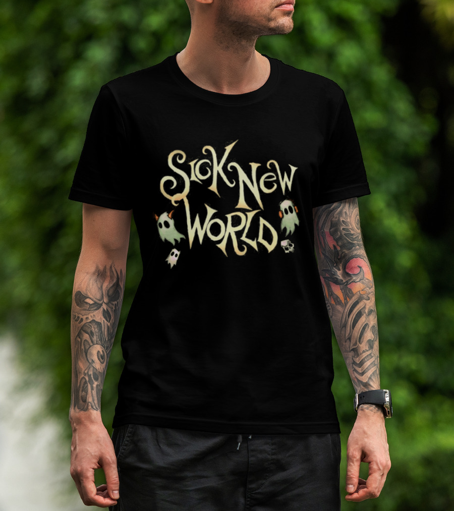 Sick New World Texas 2026 Festival Fort Worth TX October 24 Texas Motor Speedway Ghostly Lineup T-Shirt
