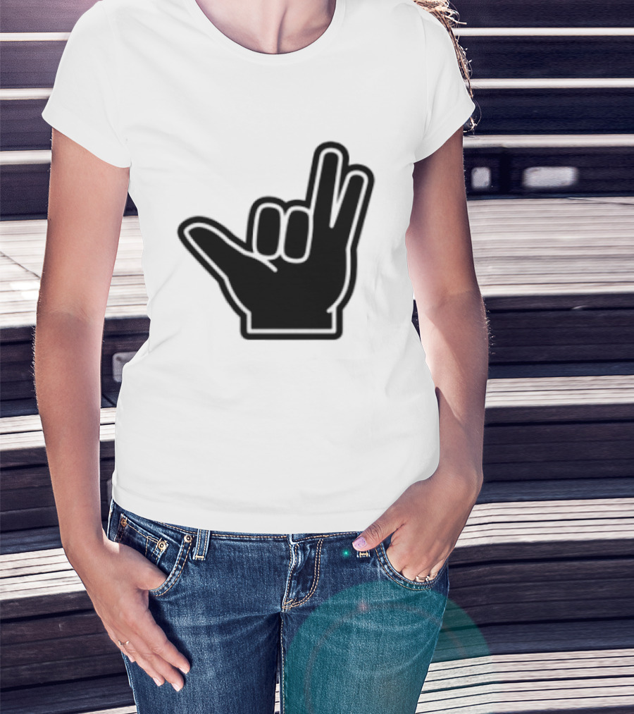 8Ro8 Store Hammajang Shaka Hand Sign Gesture T-Shirt
