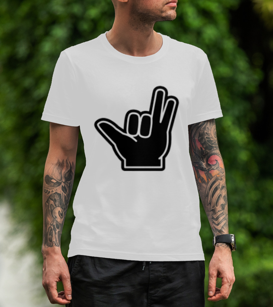 8Ro8 Store Hammajang Shaka Hand Sign Gesture T-Shirt