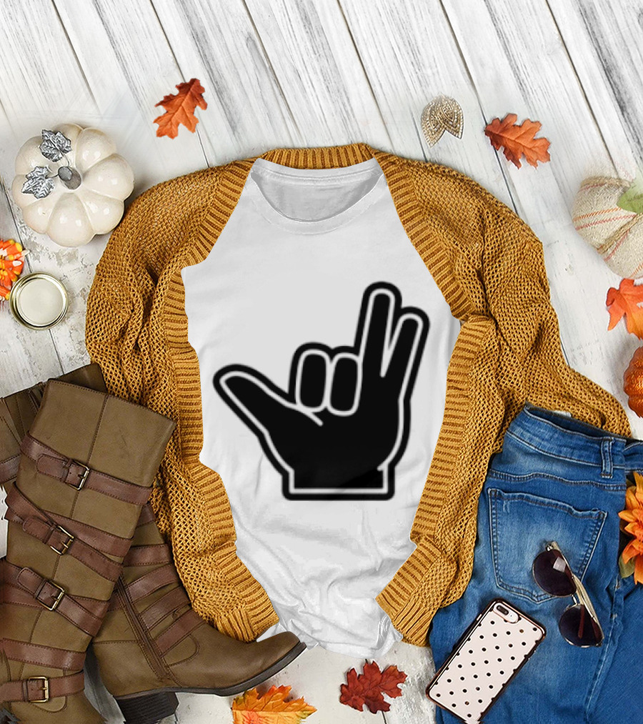 8Ro8 Store Hammajang Shaka Hand Sign Gesture T-Shirt
