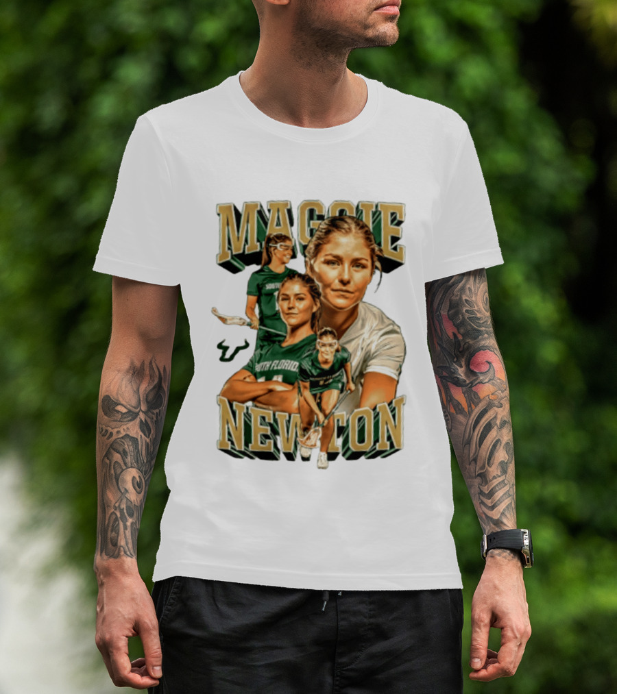 Maggie Newton South Florida Lacrosse Player USF T-Shirt