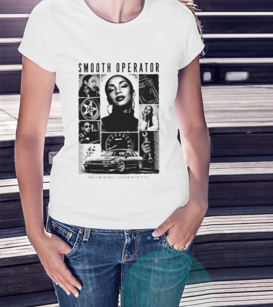 Smooth Operator Built With Soul Driven With Style Vintage Car Icon Retro Look T-Shirt