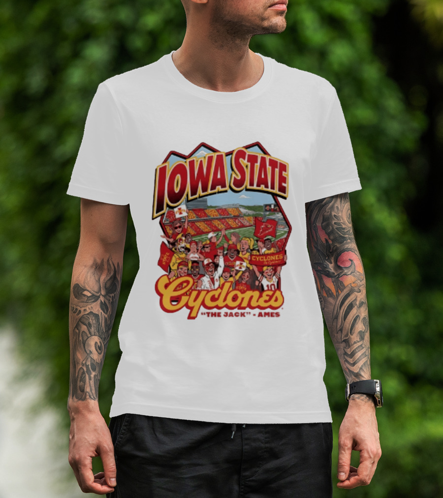 Iowa State Cyclones Football Fans At The Jack Trice Stadium Ames T-Shirt