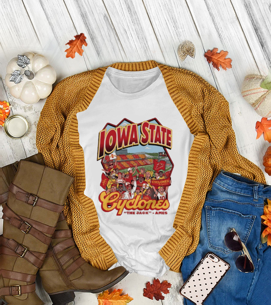 Iowa State Cyclones Football Fans At The Jack Trice Stadium Ames T-Shirt