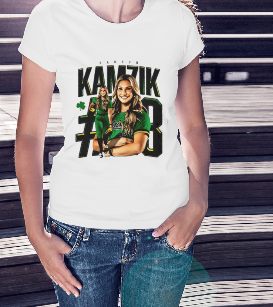 Kamryn Kamzik #23 Notre Dame NCAA Softball Player T-Shirt