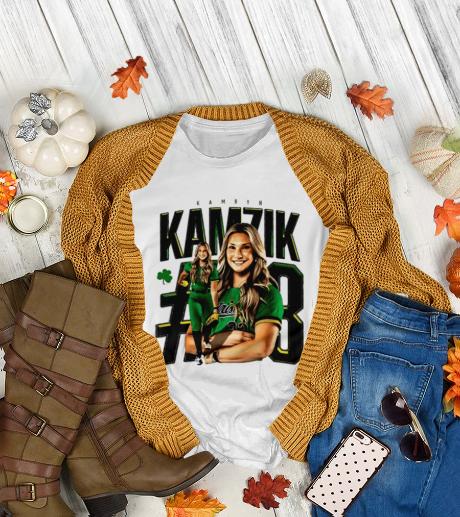 Kamryn Kamzik #23 Notre Dame NCAA Softball Player T-Shirt
